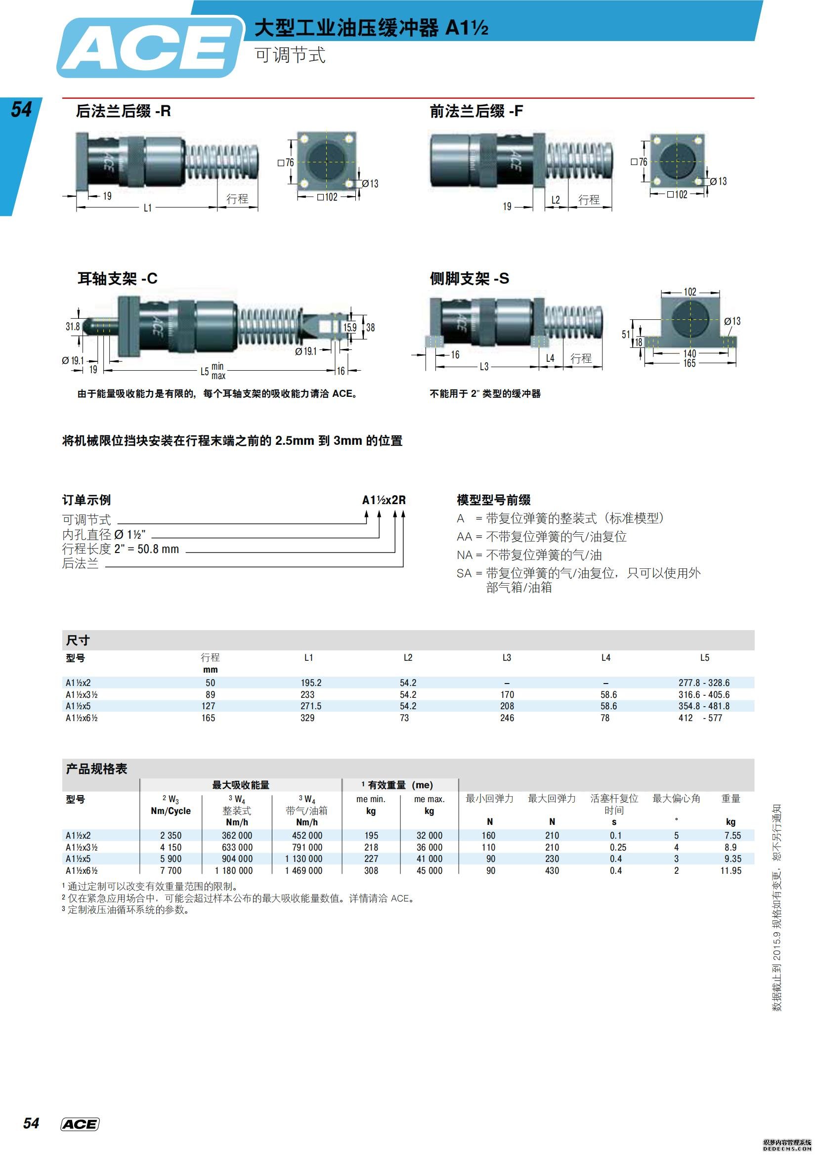 ACE緩沖器